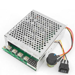 DC 10-55V 60A Motor Speed Controller DC Motor Governor Digital Display 0-100% Adjustable PWM Reversing Direction Switch