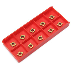 4pcs 6/7/8/10mm Turning Tool Holder Lathe Boring Bar With 10pcs CCMT060204 Inserts