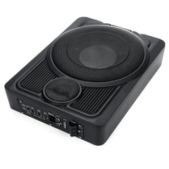 12V Powered Car Under Seat Subwoofer 360 Surround 10inch 600W Ultra-thin Body Power Amplifier Speaker Audio Super Bass