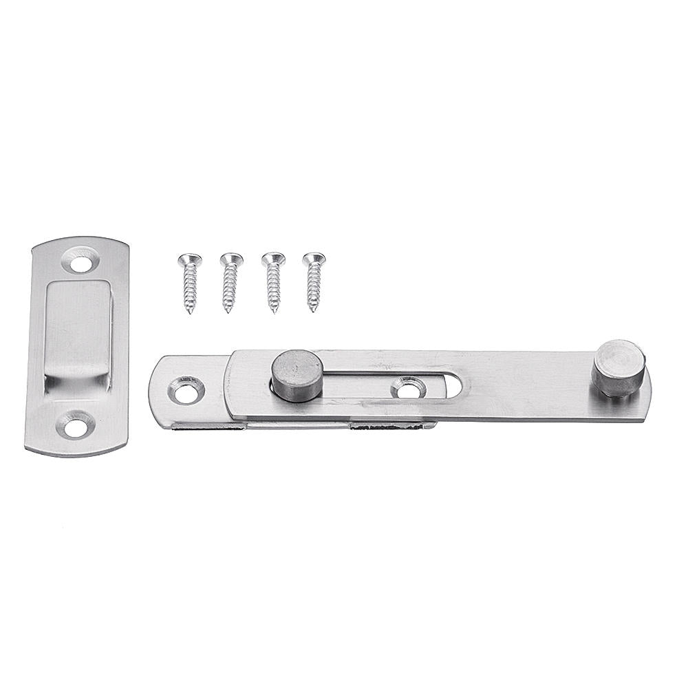 Stainless Steel Door Sliding Latch Insurance Barrel Bolt Buckle Small Pet Cage Door Lock