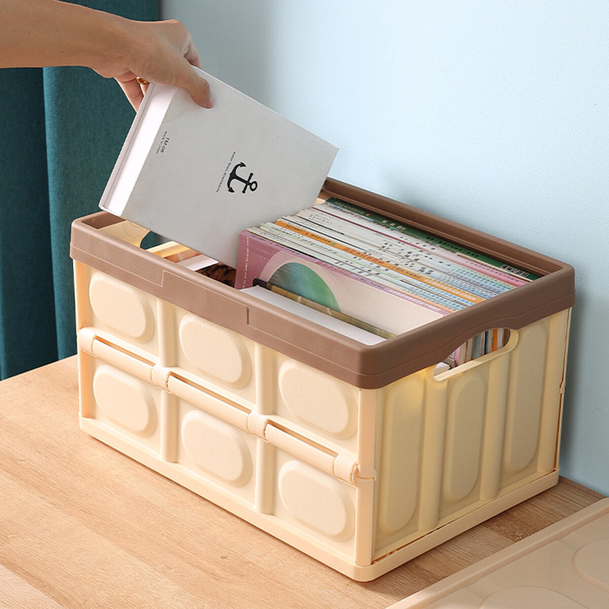 Multi-color Foldable Storage Box Wear-resistant Strong Bearing Capacity Storage Box