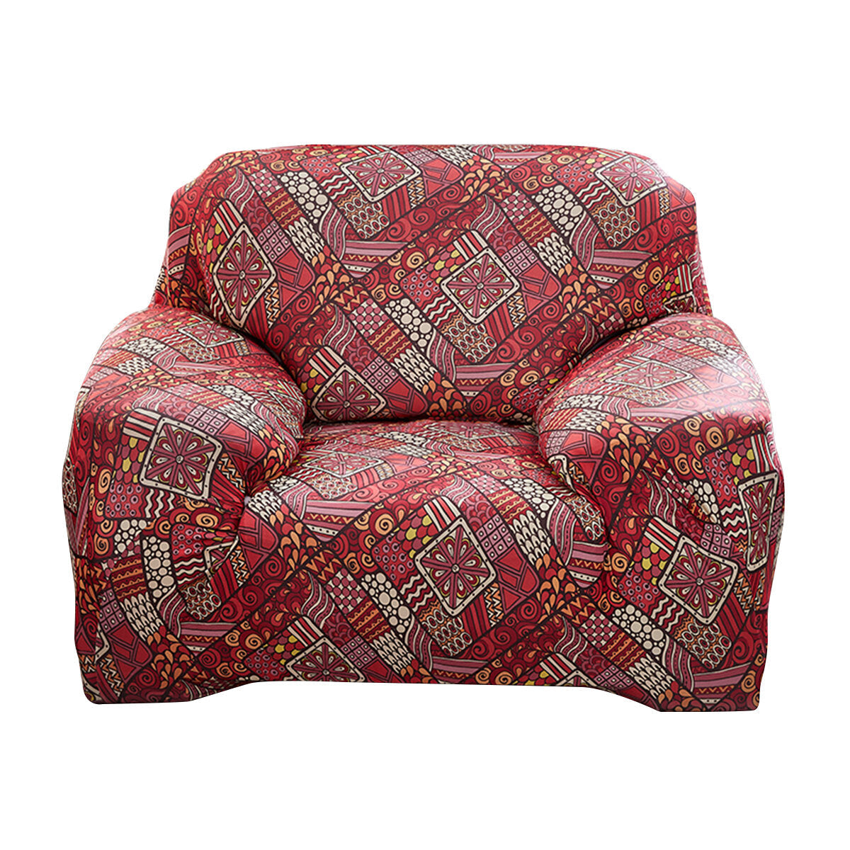 1/2/3/4 Seaters Elastic Sofa Cover Bohemian Digital Printing Chair Seat Protector Stretch Couch Slipcover Home Office Furniture Accessories Decorations