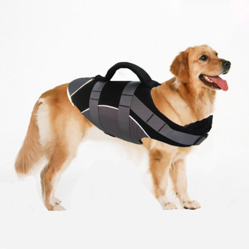 Dog Life Jacket 3mm Reflective Dog Float Vest Safety Swimming Training Tactical Vest For Hunting Dog Pet Dog