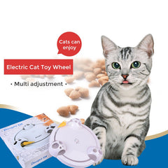 Electric Cat Toy Wheel ABS Material Speed Adjustment Improve Intelligence Exercise Cat's Strength