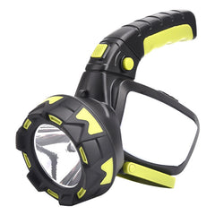 T6+COB LED Spotlight 120 Adjustable 6 Modes USB Charging Searchlight Power Display Camping Lamp Power Bank for Hiking Hunting Flashlight