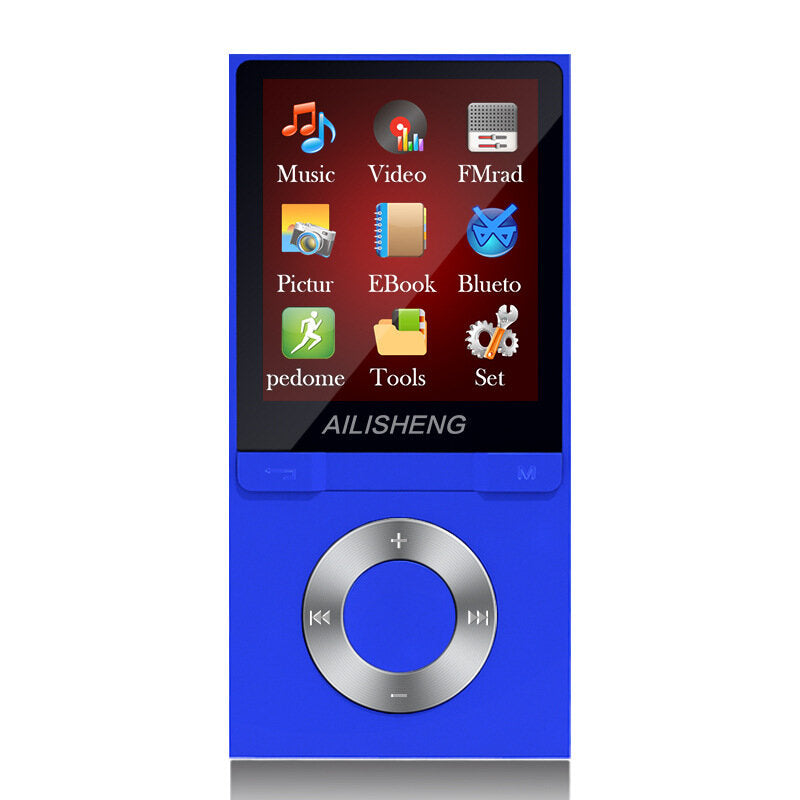 Portable 1.8 Inch TFT Screen 8GB bluetooth MP4 Player HiFi MP3 Music Audio Video Support Pedometer FM Radio E-book