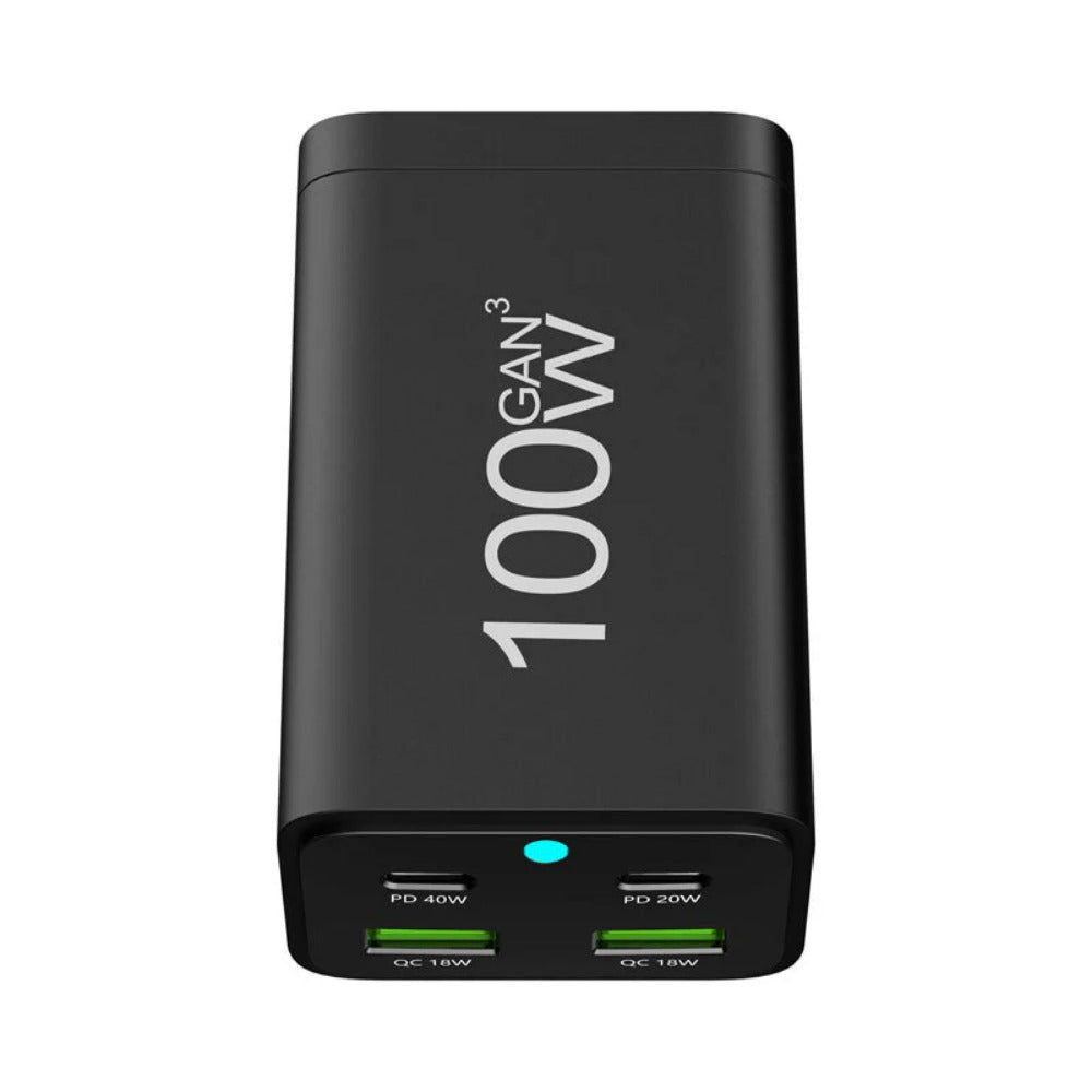 100W GaN 4-Port USB PD Charger, Fast Charging Station for iPhone, Hui, Xiaomi, MacBook