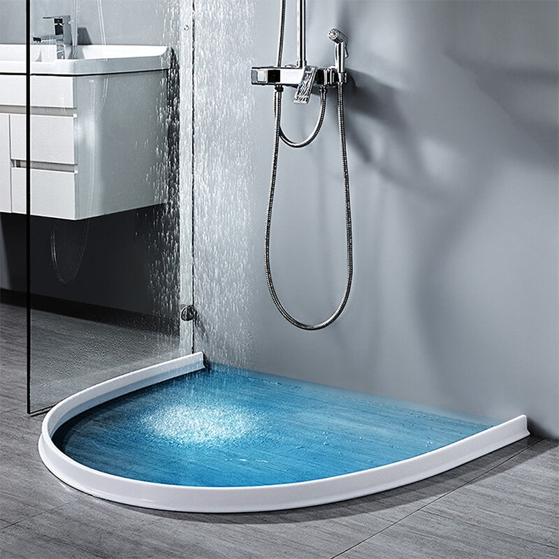 Household Waterproof Strip Water Retention Silicone Threshold Dam Adhesive Strip Bathroom Shower Barrier Holder Seal Strip Bathroom Accessories