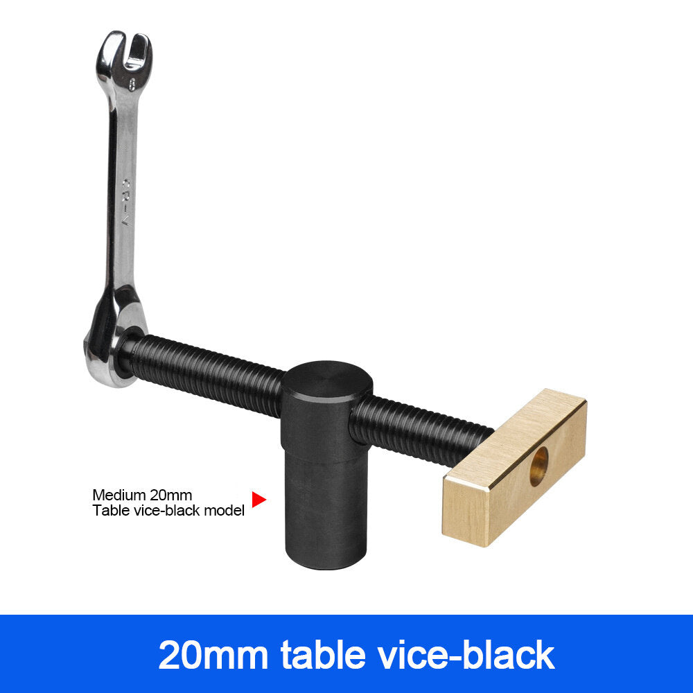 Woodworking Table Vice Clamp Set with Brass & Stainless Steel Ratchet