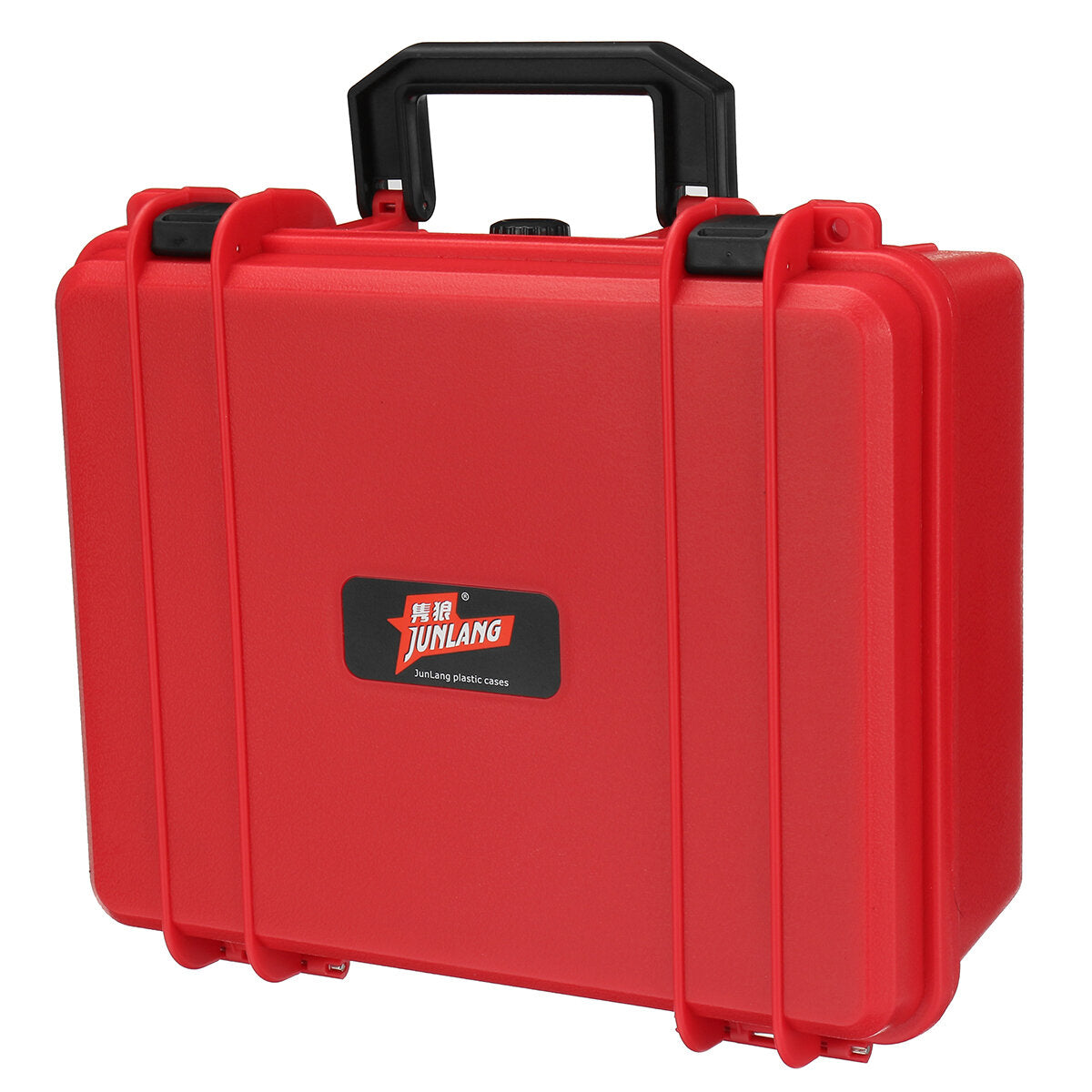 1pc Red/Black/Blue/Yellow Plastic Tool Box Waterproof Tool Box Anti-shock Protection Safety Box