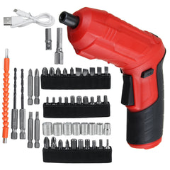 45 in 1 Electric Screwdriver Drill Kit USB Rechargeable Wireless Kit Power Tool