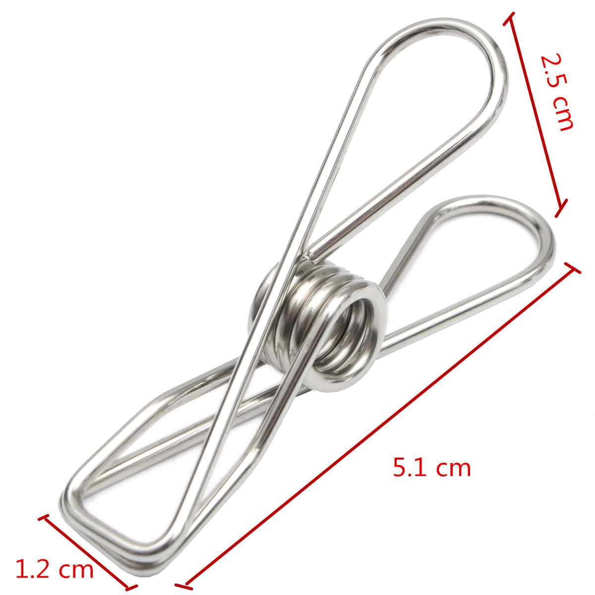 20Pcs Stainless Steel Clothes Pegs Metal Clips Hanger for Socks Underwear Towel Sheet