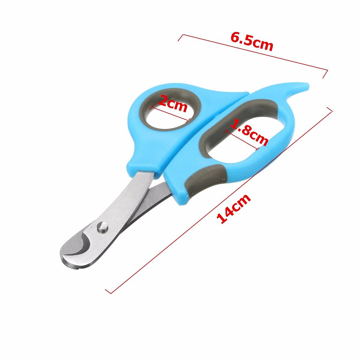 Pet Dog Cat Rabbit Nail Clippers Trimmers Toe Paw Claw Grooming Scissors Cutter