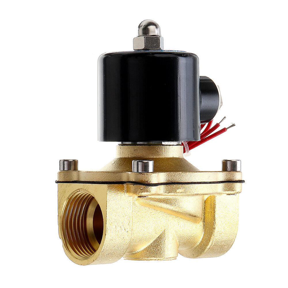 1/2 3/4 1 Inch 12V Electric Solenoid Valve Pneumatic Valve for Water Air Gas Brass Valve Air Valves