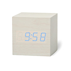 LED Digital Retro Glow Alarm Clock Voice Control Snooze Function Desktop Clock For Smart Home