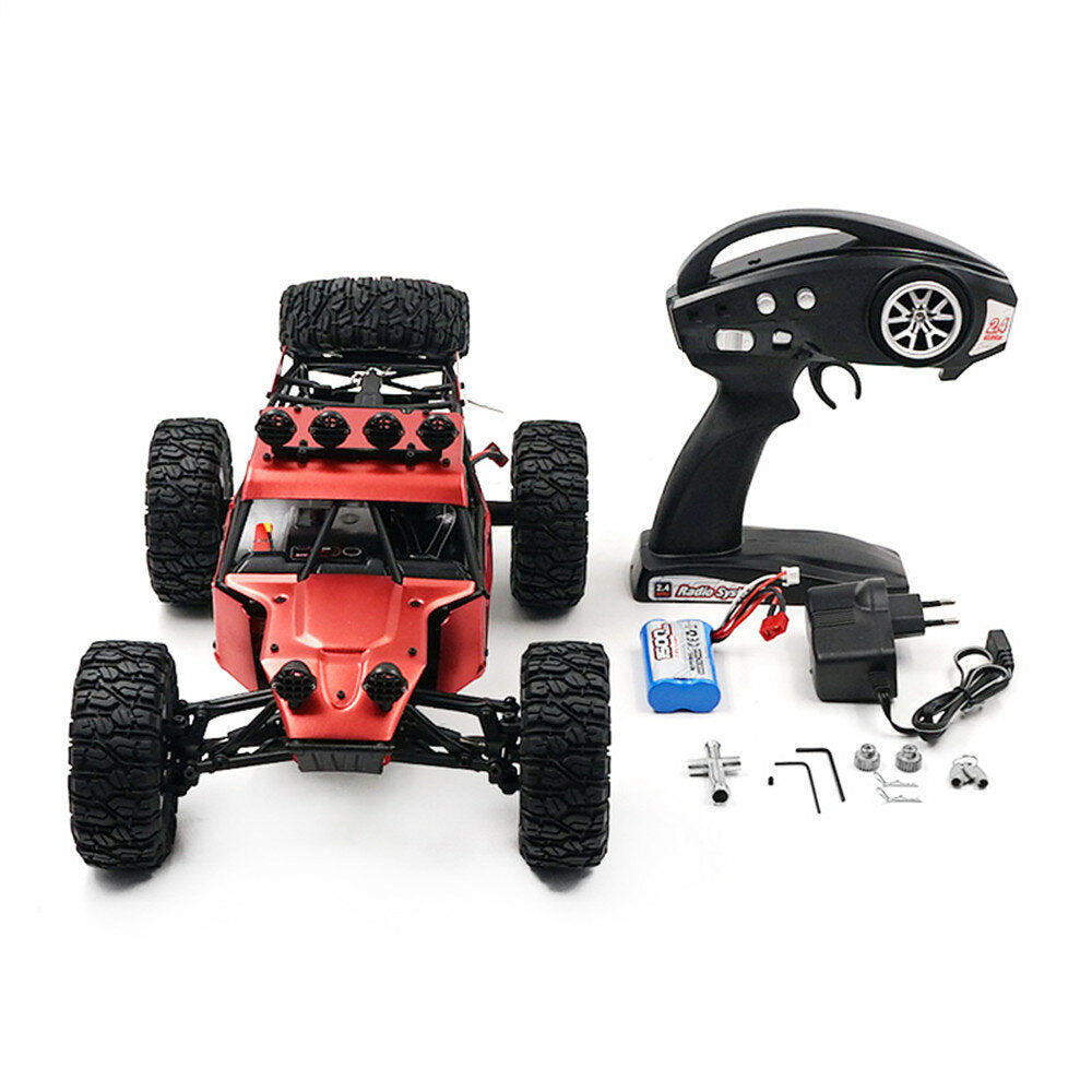 1/12 2.4G 4WD Brushless RC Car Metal Body Shell Desert Off-road Truck RTR Toy