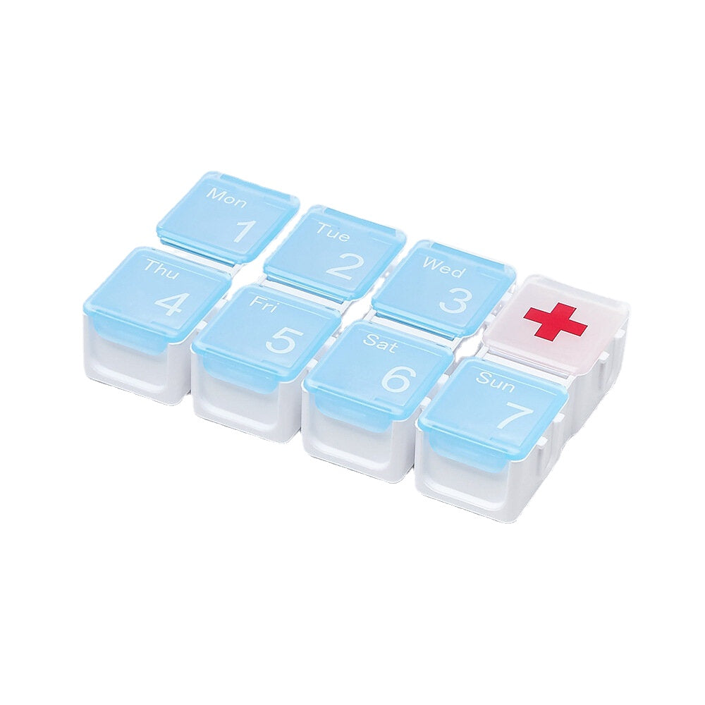 4/8/14 Grid Intelligent Pill Organizer Case with Electronic Timing Reminder