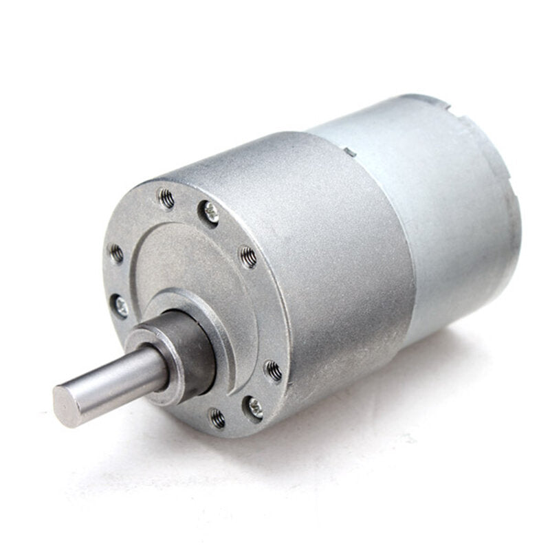 4Pcs 12V 130RPM DC Metal Gear Reducer Motor GM37-3525 High Torque DC Gear Motor