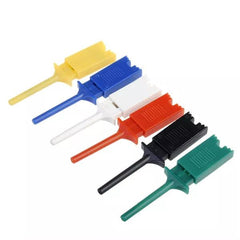 18Pcs DANIU 6 Colors Small Test Hook Clip Grabber Single Probe