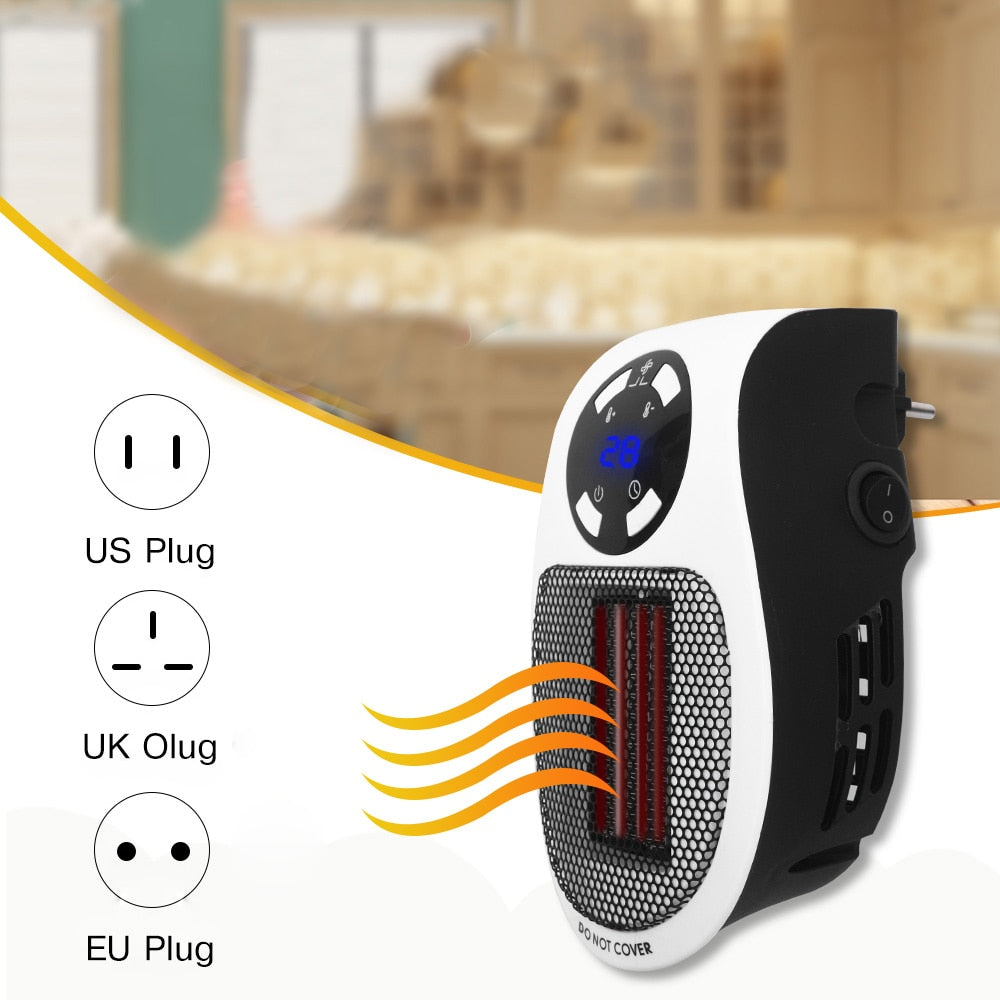 Portable electric heater 220V 500W fan heater