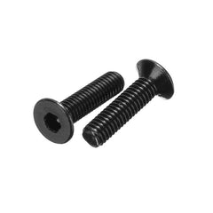 M3CH11 50Pcs M3 Carbon Steel Hex Socket Flat Head Countersunk Screws Bolts 4-12mm Length