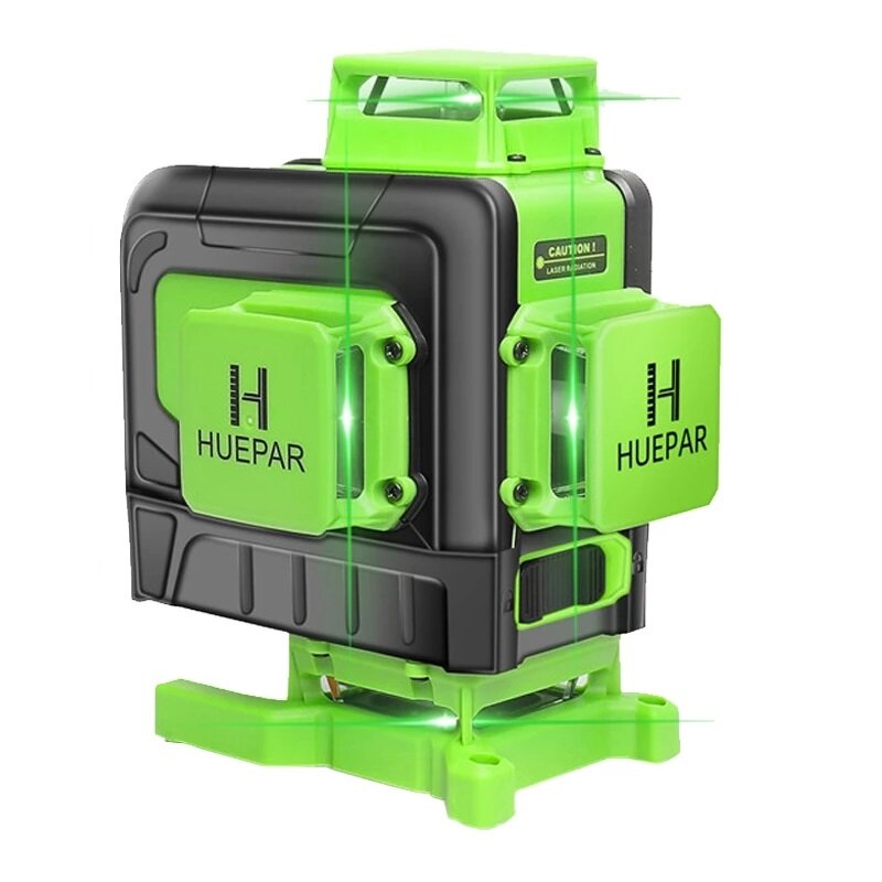 16 lines 4D Cross Line Laser Level Green Beam Line with Remote Control for Tiles Floor Multi-function