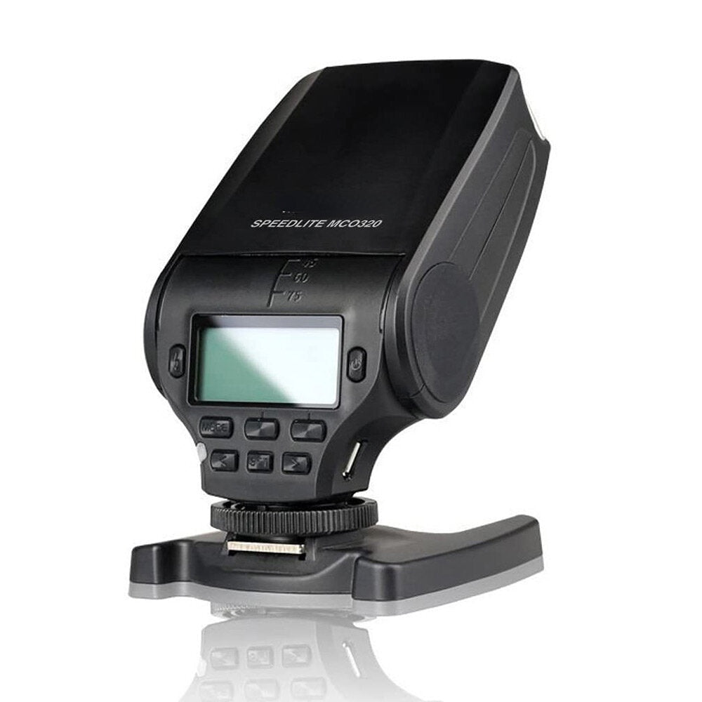 LCD Display Speedlite Flash Light for Sony Camera with Hot Shoe