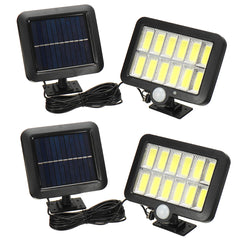 12 Grid Single/Three Mode Waterproof Split Solar Light Body Sensor Without Remote Control