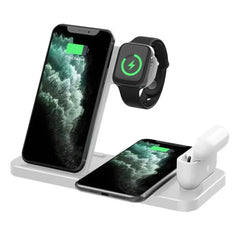 Fast Wireless Charger Dock for iPhone 15, Samsung, Hui, Earbuds, Smart Watch