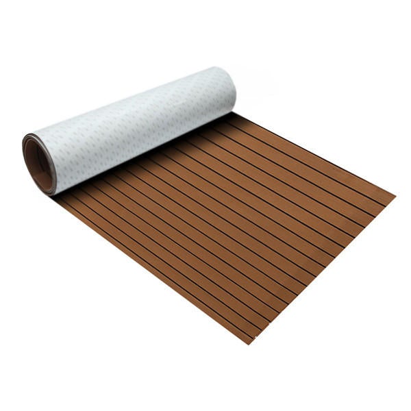 2000x900x6mm EVA Foam Faux Teak Sheet Boat Yacht Synthetic Teak Decking