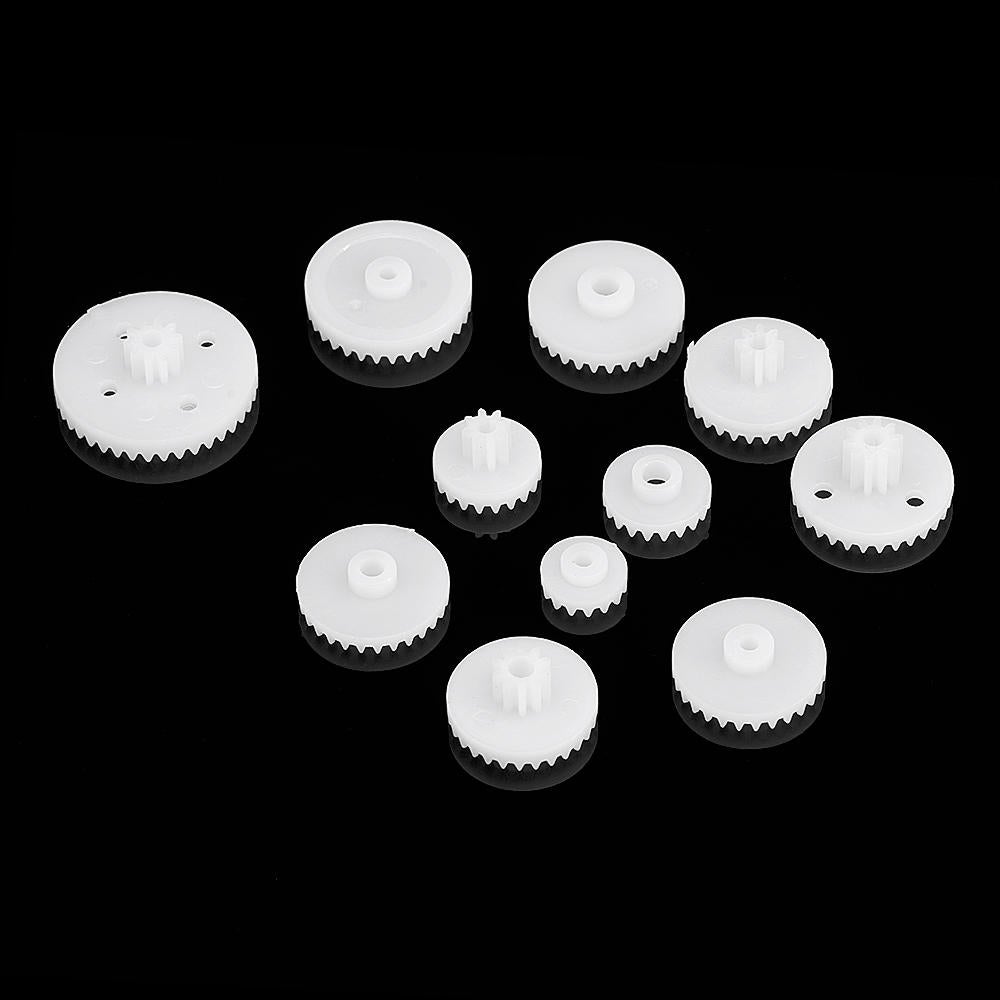 11pc 0.5 Module Plastic Crown Gear Kit Pulley Replacement Set