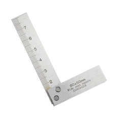 Premium Stainless Steel Right Angle Ruler High Precision 90 Degree Laser Etched Scale Wide Seat Design Multiple Sizes