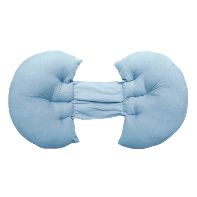Women Gravida Women Splicing Solid Sleeping U-Shaped Pillow Abdominal Cushion