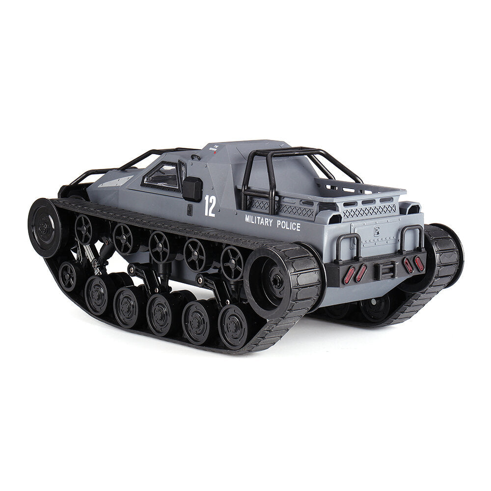 1/12 Drift RC Tank Car RTR with Two Batteries with LED Lights 2.4G High Speed Full Proportional Control RC Vehicle Models