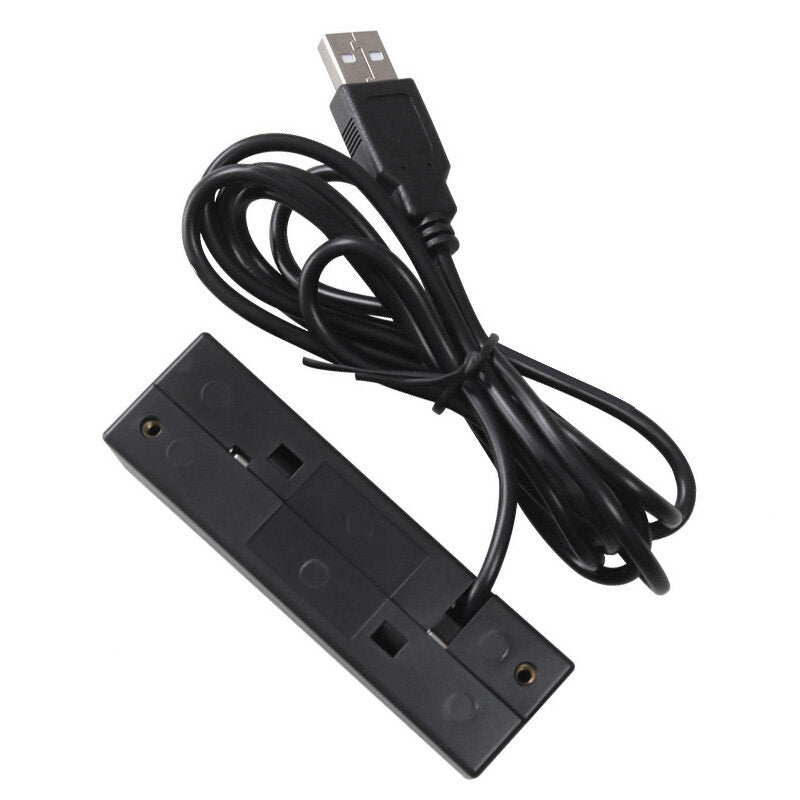 USB Magnetic Strip Card Reader 3 Tracks Mini Mag Hi-Co Swiper POS Reader