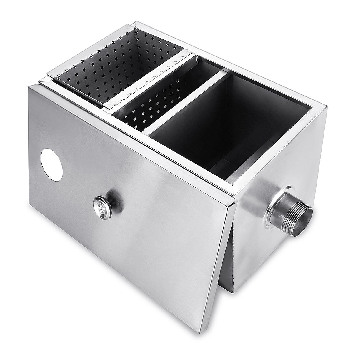 5GPM Gallons Per Minute Grease Trap Stainless Steel Interceptor Thickened