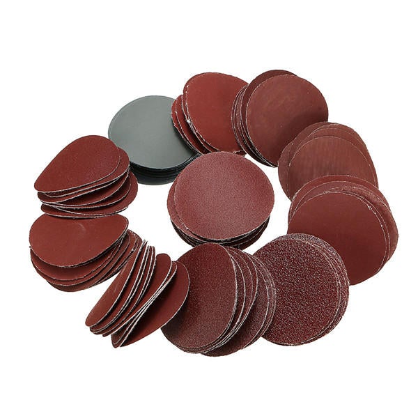 10pcs 2 Inch 80-3000 Grit Sanding Discs 50mm Sander Discs Sanding Polishing Pads Set