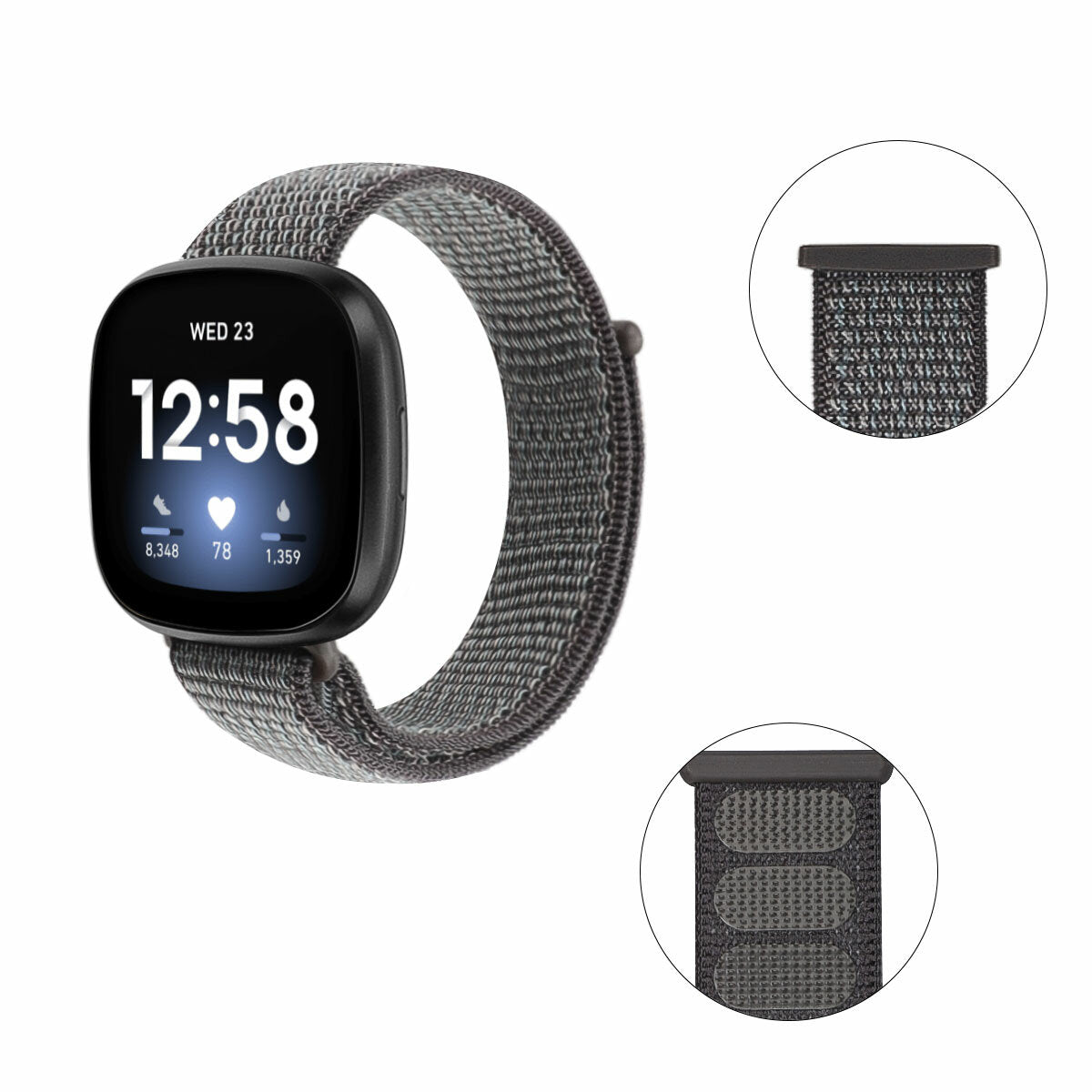 Sport Loop Replacement Strap Smart Watch For Fitbit Versa 3