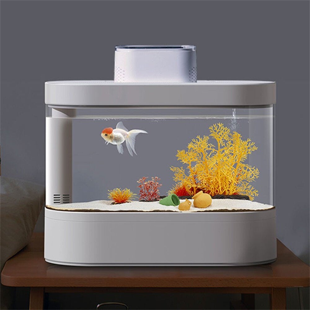 Artificial Plastic Aquarium Decoration Set Fish Tank Plant Fish Tank Ceramic Pot Underwater Ornament