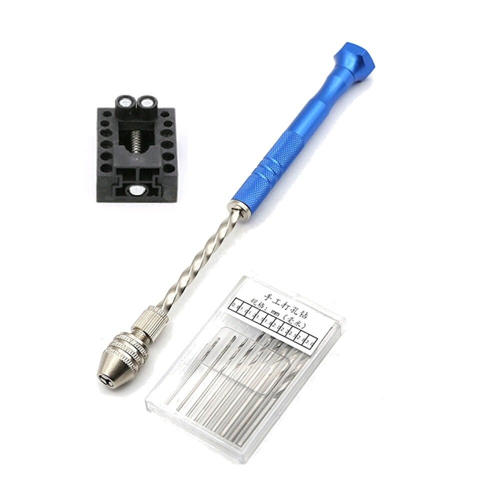 0.5-3mm Clamping Upgrade Hand Drill Three-jaw Type Semi-automatic Manual Drilling Fast