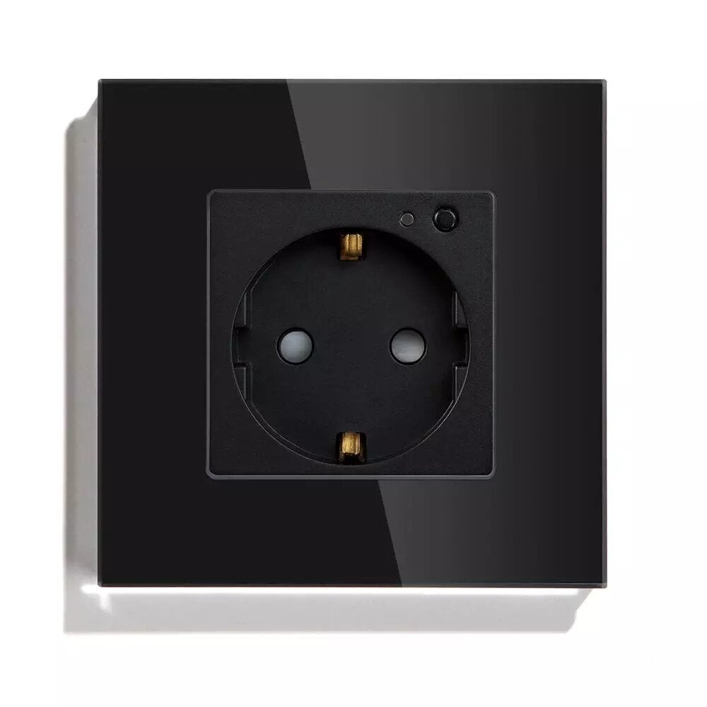 16A Smart Wifi Socket EU Standard Smart Home Switch Intelligent Power Sockets with Timer Function Work with Tuya Google Home Alexa