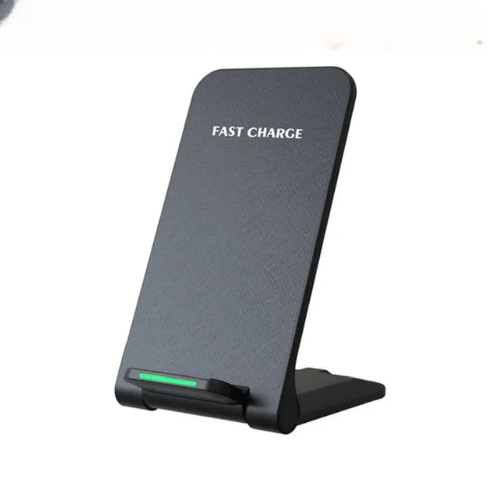 100W QI Wireless Charger Stand, Foldable for iPhone 12-15 Pro, Samsung S22-S9, Xiaomi, Hui