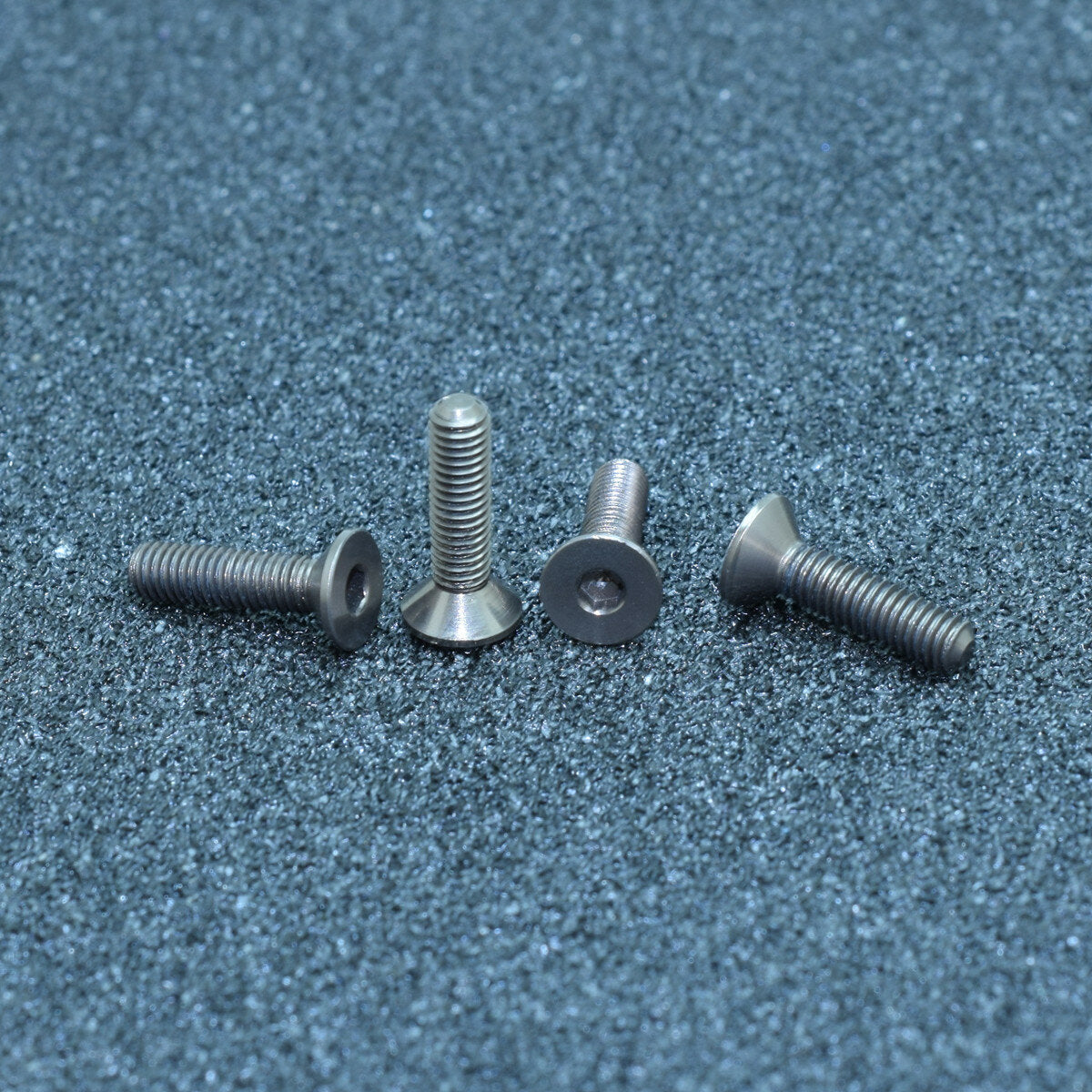 10Pcs M3x14mm Flat Countersunk Head Hex Socket Screw 7075 Aluminum Alloy Metric Bolt Screws