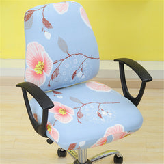 Elastic Chair Cover Home Office Chair Seat Back Cover Protector Set Slipcover Decoration Protect Cushion Supplies