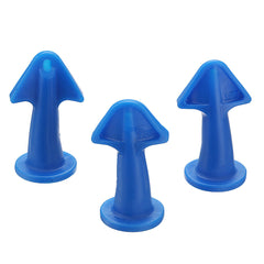 Effetool 3pcs Silicon Sealant Nozzle Plus Scrapers Set Trowel Nozzle Plus Silicone Caulking Tools