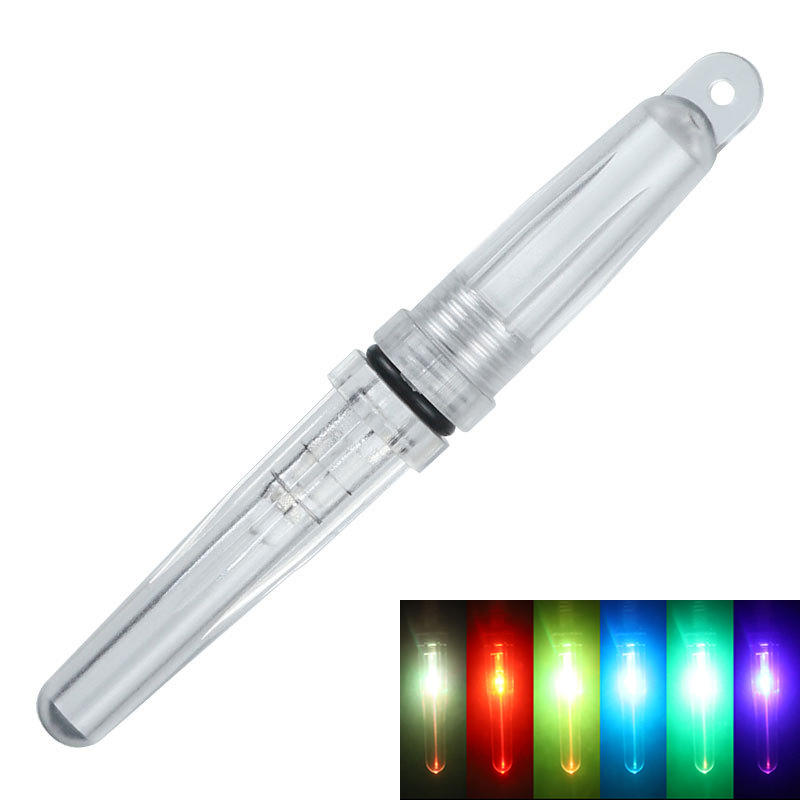 Colorful LED Attracting Fishing Lamp Waterproof White+Red+Yellow+Blue+Green+Purple Light Shift Fishing Lights
