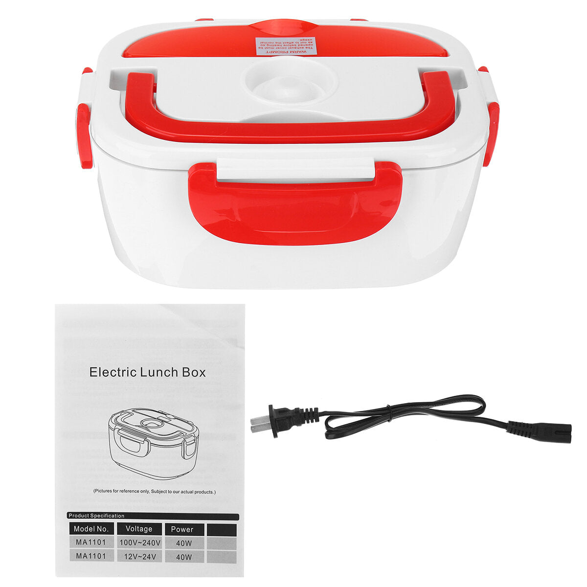 110V Portable Heating Lunch Box Thermostat Food Warmer Container Mini Rice Cooker