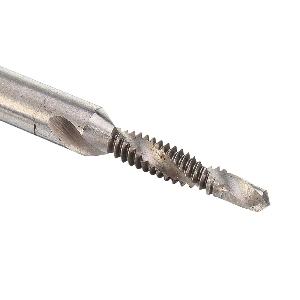 1/8-3/8 Inch BSW Thread HSS Combination Drill Tap Bit 1/4 Hex Shank Deburr Countersink