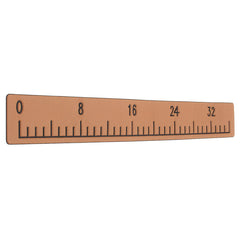 1000x150x6mm 0-32 Inch EVA Foam Ruler for Fish Boat Yacht Accessory