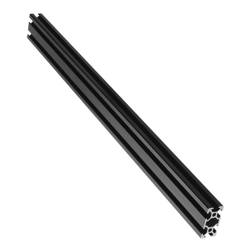 1000mm Length Black Anodized Dual T-Slot Aluminum Profiles Extrusion Frame for CNC